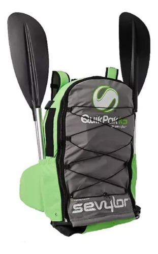 Kayak Inflable Quikpack Con Remo Y Mochila Sevylor Coleman