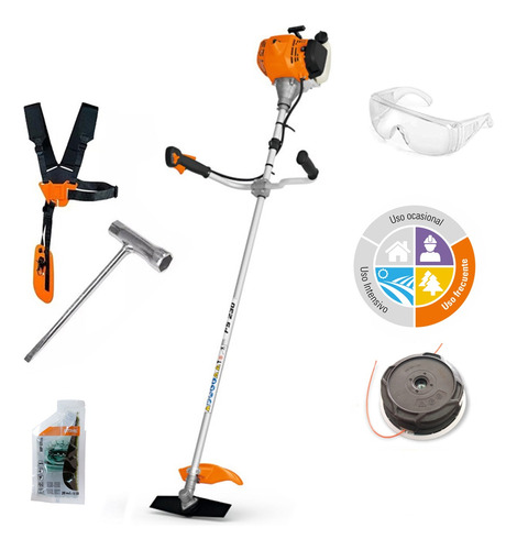 Desbrozadora Fs 230 Stihl Original, Con Cuchilla Y Cabezal