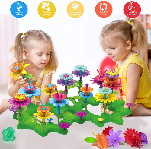 Juguetes Para Niñas Juguetes De Construcción De Jardín De Fl