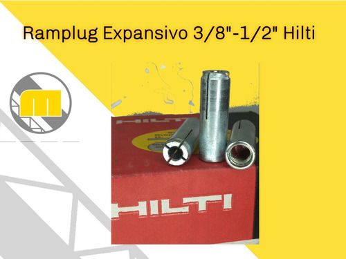 Ramplug Expansivo 3/8  - 1/2  Hilti Galv