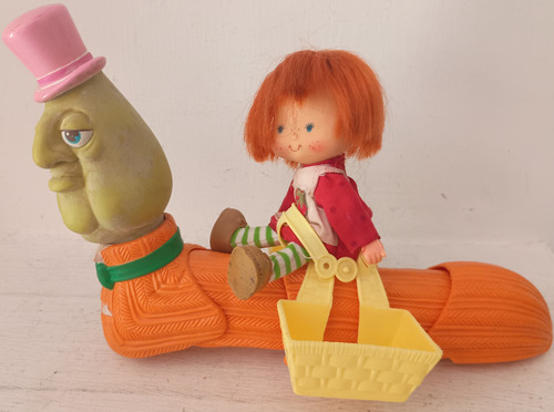 Rosita Fresita Con Oruga Berry Merry Worm Vintage 80s (Usado)