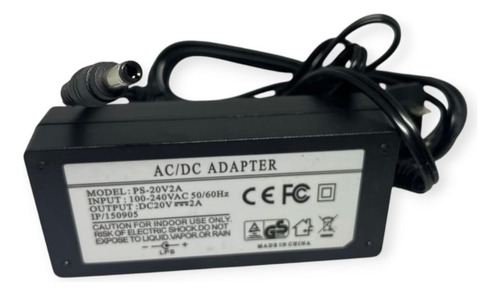 Fuente Adaptador Ac/dc De Poder Fijo 20 Voltios 2 Amperios