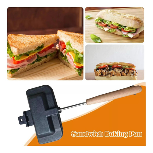 Molde For Sándwiches Plegable, Antiadherente Y De Doble Cara
