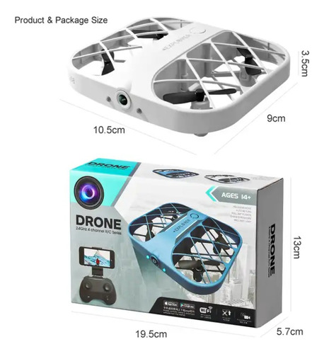 Mini Drone Quadcopter Grabar En 4k