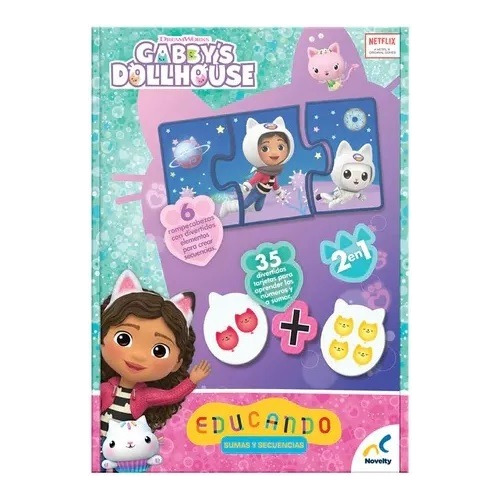 Juegos De Mesa Gabby's Dollhouse Pensamiento Lógico Sumas