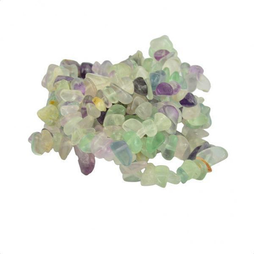 5 Perlas Piedra Preciosa Natural Del Fluorito Del Arco Iris