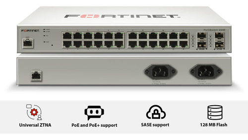 Conmutador Fortinet Fortiswitch 224e De Nivel 2/3 (fs-224e)