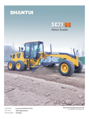 Motoniveladora Shantui Sg21