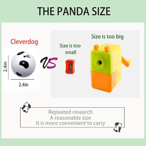 Sacapuntas Panda, Sacapuntas Manual, Sacapuntas Lindo Para N