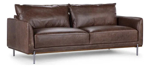 Sofa  3 Cuerpos Westwood Cuero Moro Rosen