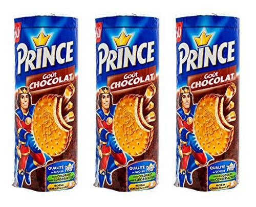 Galletas De Chocolate Prince - 3 Paquetes - 300g Cada Uno - 