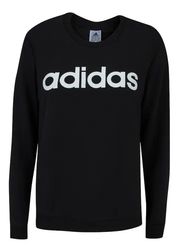 Moletom adidas Essentials Linear Feminino Preto Frete gr tis