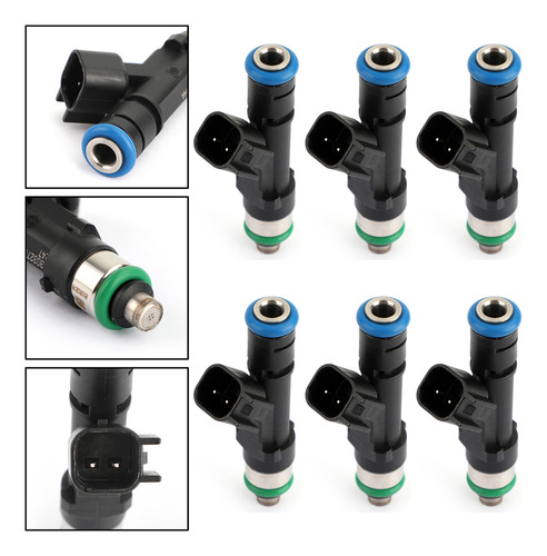 Inyectores De Combustible De 6 Piezas Para Mitsubishi 3.7l 0