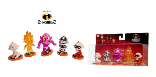 Increibles 2 Jack Jack Multipack Disney Pixar Jakks Pacific 