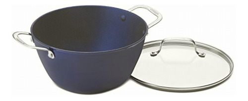 Cuisinart Antiadherente Hierro Fundido Horno Holandés Azul