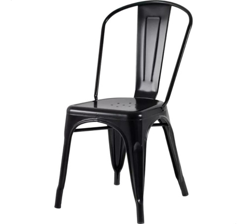 Cadeira Tolix Iron Industrial Resistente 160 Kg Masterchair Empilhavel Sala Mesa De Jantar Bar