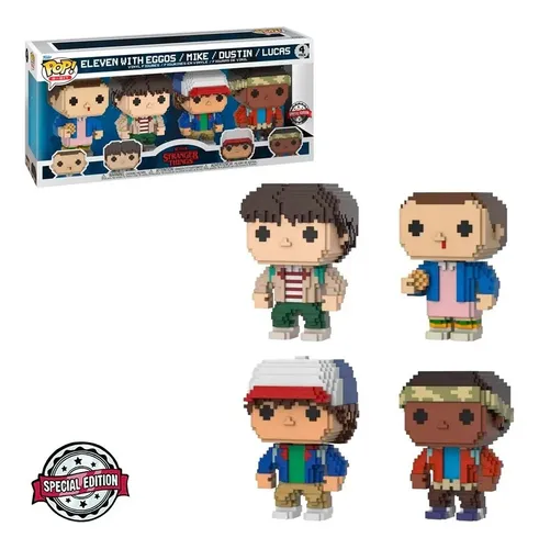 レアFUNKO POP! ストレンジャーシングス　8ビット　4パック限定 Funko Pop 8-bit Exclusive - Stranger Things (4 Pack