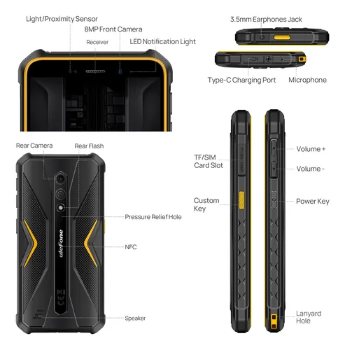 Armor X12 Pro - Celular Resistente Al Agua, Polvo Y Golpes