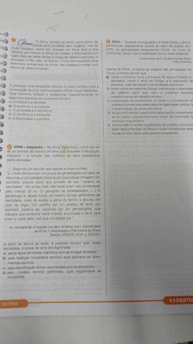 Kit 3 Cadernos Objetivo Ensino Médio 1a Serie Caderno 1eh Caderno 4hb E Caderno 3 Revisão Bimestral (Usado)