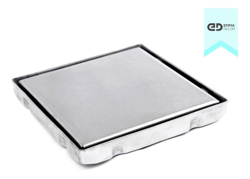 Ralo Invisível Inox Tampa Oculta Quadrado 10x10 Não É Pvc