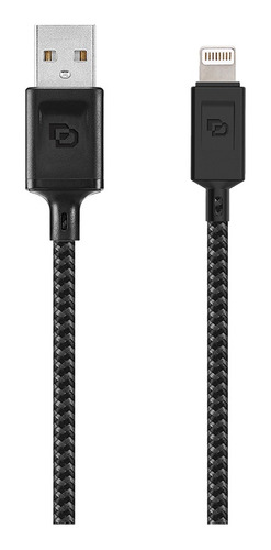 Dusted Cable Lightnin A Usb 1.2 Mt Rugged Negro