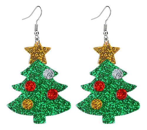 Pendientes De Navidad Acrílicos Coadipress Para Niñas, Sombr