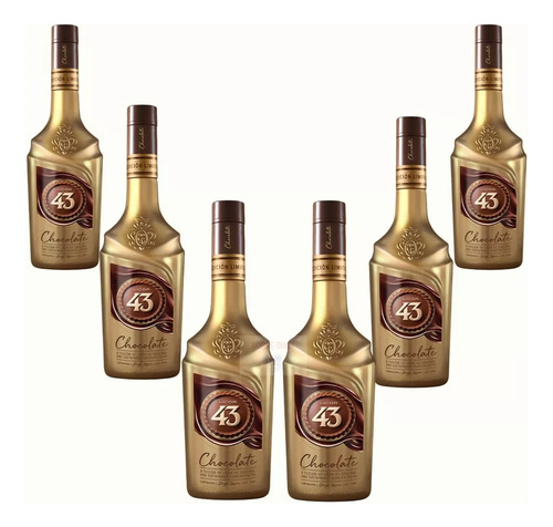 Licor 43 Chocolate 700ml Kit C/ 6 Unid. Full Original C/ Nfe