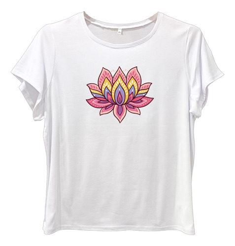 Blusa Playera Flor De Loto Flores Mujer Tallas Extras