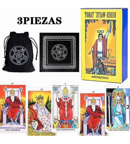 Tarot - Vidente Juego Completo De Cartas Del Tarot Ingles