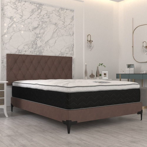 Colchón King Size Serta Mega Confort Ergonomic+ 2 Almohadas