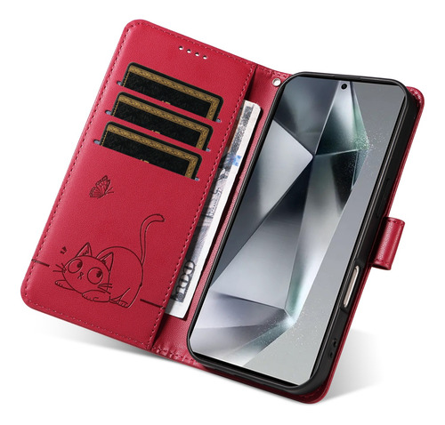 Funda De Piel Sintética De Alta Calidad Para Samsung A10/a10s Walletm, Correa De Muñeca, Ranura, Soporte, Antivibración