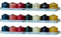 Comprar Velas Semanarios, Paquete De 7 Velas C\u002Fu, 4.5 Cms X 3.5cms  