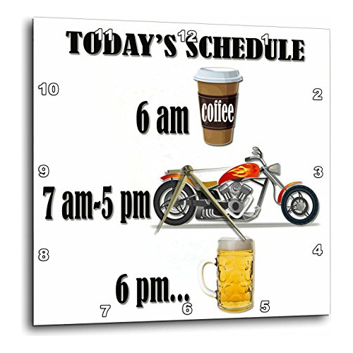 Café, Cerveza. Motocicletas Divertidas Diciendo. -relo...