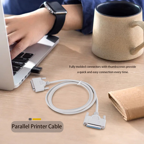Impresora Lpt Db25 Paralela Macho A Hembra De 25 Pines Cable