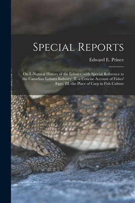 Libro Special Reports [microform]: On I.-natural History ...