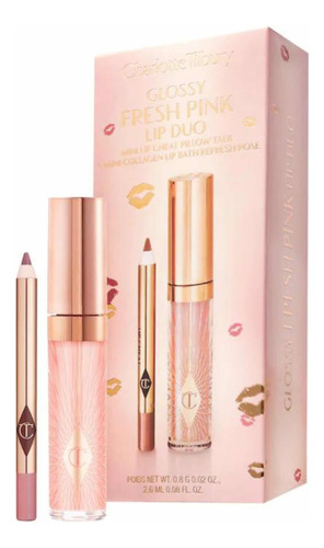 Charlotte Tilbury Gloss Con Delineador Pillow Talk Set Mini