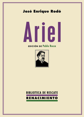 Ariel, de Rodo  Jose Enrique. Editorial Renacimiento, tapa blanda en español