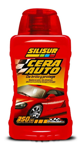 Cera En Crema Para Auto Silisur 350cc