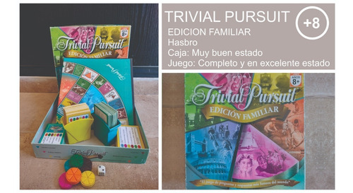 Juego De Mesa Trivial Pursuit Edicion Familiar.