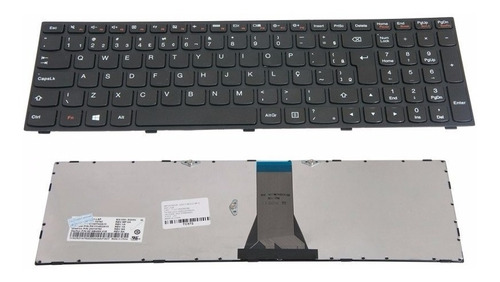 Teclado Para Notebook Lenovo T6g1-bz Padrão Br Com Ç