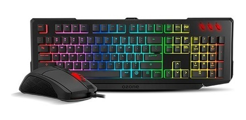 Combo Kit Gamer Teclado + Mouse Doubletap Rgb - Ozone