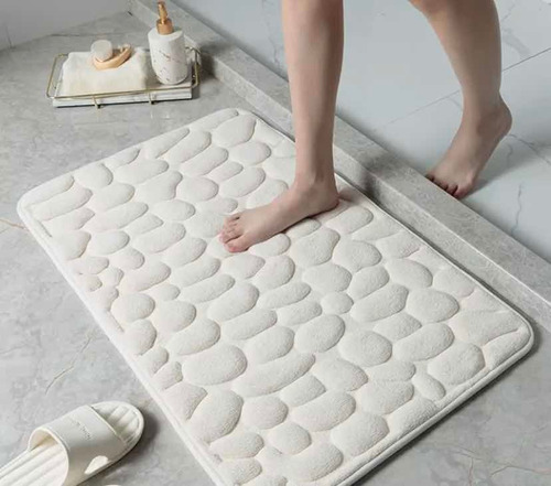 Alfombra De Baño Con Relieve. Antideslizante. Memory Foam