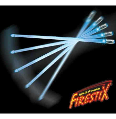 Trophy Fx12bl Firestix - Baquetas Iluminadas, Color Azul