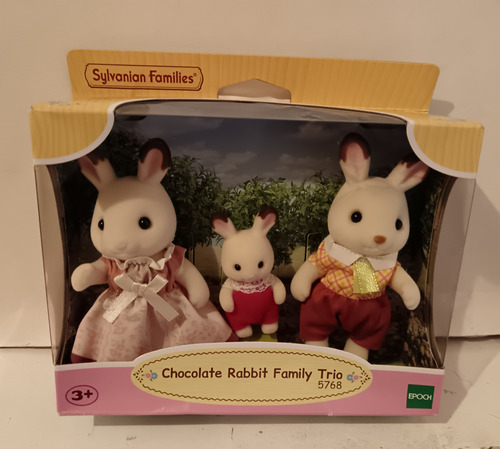 Sylvanian Families Ternurines Chocolate Rabbit Trio