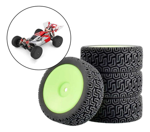Neumáticos De Goma 8x Rc Para Wltoys 144001 Y 1/18 1/16