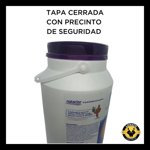 Imagen 5 de 10 de Pastillas Cloro Triple Accion Multiaccion 200gr 5kg Nataclor