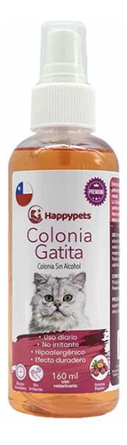 Colonia Mascotas Gatita Sin Alcohol Efecto Duradero 160 Ml