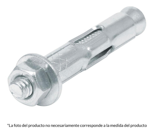 Imagen 1 de 4 de Taquete Expansivo Con Tornillo 1/4'' X 3/8'' 100 Fiero 47223