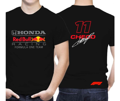 Playera Estampada Red Bull Checo Perez 11 Formula 1 Team