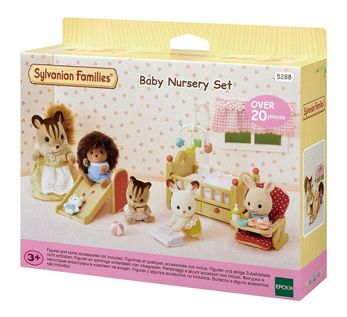 Juego Sylvanian Families Baby Nursery Set Coleccionable Febo
